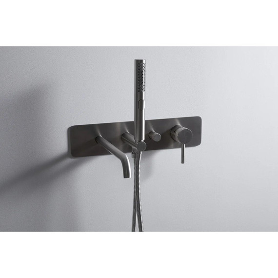 Смеситель для ванны Allen Brau Priority 5.31A06-BN (со скрытой частью) никель - фото 4