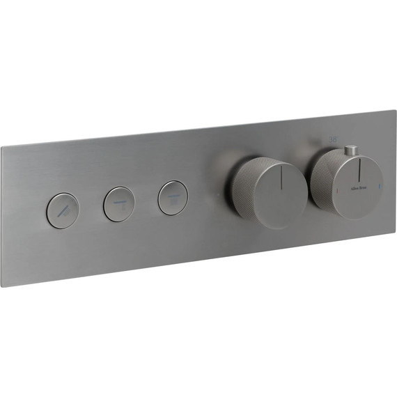 Смеситель для душа с термостатом Allen Brau Liberty 5.33003-BN (со скрытой частью) никель - фото 10