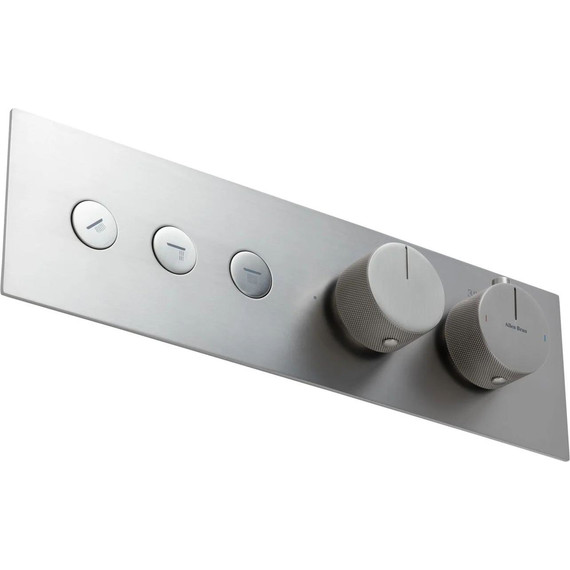 Смеситель для душа с термостатом Allen Brau Liberty 5.33003-BN (со скрытой частью) никель - фото 11