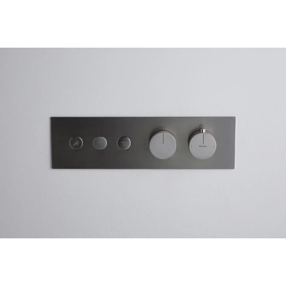 Смеситель для душа с термостатом Allen Brau Liberty 5.33003-BN (со скрытой частью) никель - фото 2