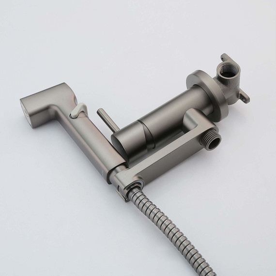 Набор для гигиенического Aquatek Ника AQ1819BGM, оружейная сталь - фото 3