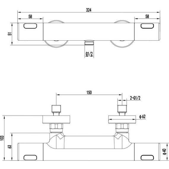 Смеситель для душа с термостатом Aquatek Ника AQ1863CR - фото 6