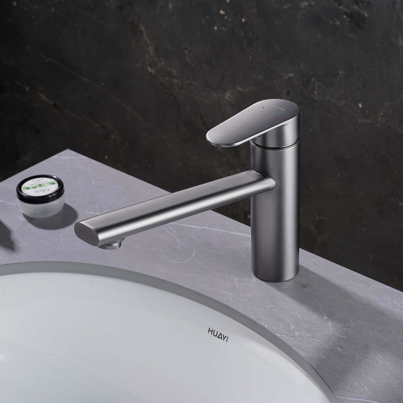 Смеситель для кухни Aquatek Ника AQ1880BGM, оружейная сталь - фото 5