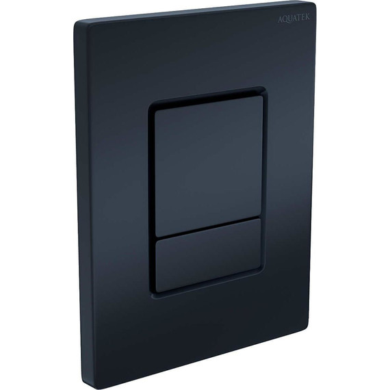 Кнопка смыва Aquatek Pneumo N PNN-0000005, чёрный матовый - фото 2