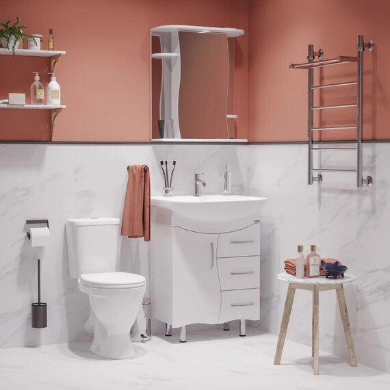 Раковина врезная Sanita Лагуна 65 см WB.FN/Laguna/65-C/WHT.G/S1 - фото 7