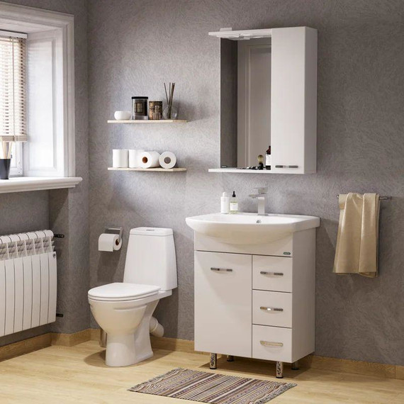 Раковина врезная Sanita Лагуна 65 см WB.FN/Laguna/65-C/WHT.G/S1 - фото 10