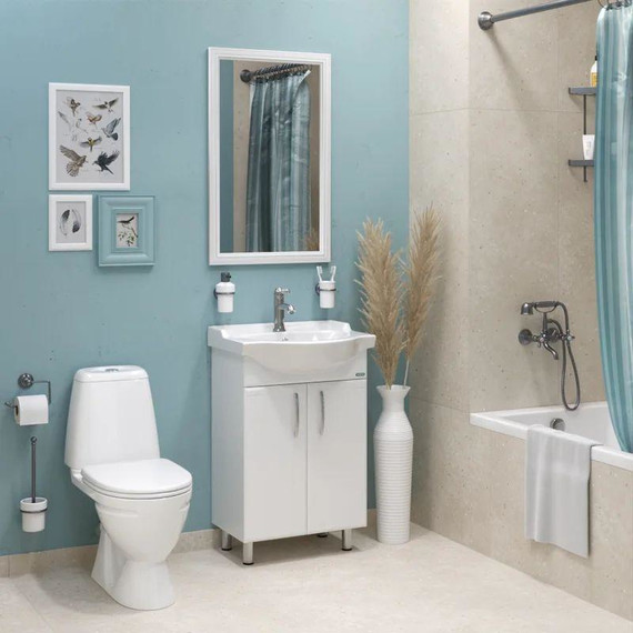 Раковина врезная Sanita Реал 56 65 см WB.FN/Real/56-C/WHT.G/S1 - фото 4