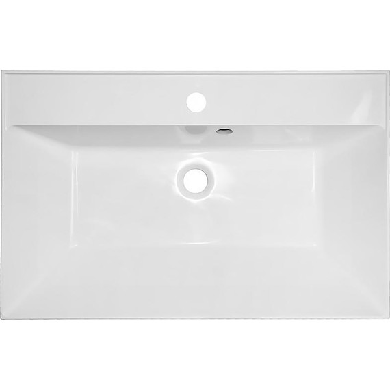 Тумба напольная с раковиной AN Эстелла 80 см, графит - фото 2