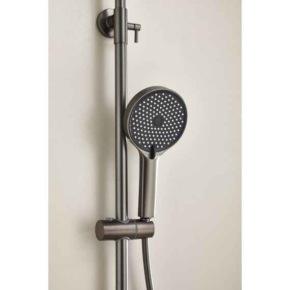 Душевая стойка Belz B24813-3, оружейная сталь - фото 18