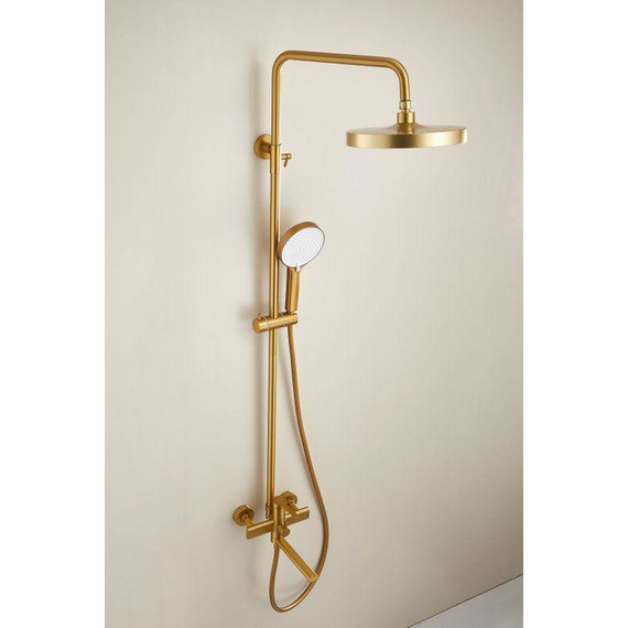 Душевая стойка Belz B24813-5, золото матовое - фото 49