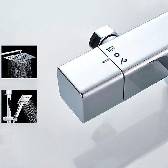 Душевая стойка с термостатом Ledeme L2424 - фото 5