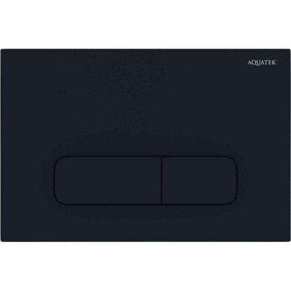Кнопка смыва Aquatek PNS-0000010, чёрный матовый - фото 