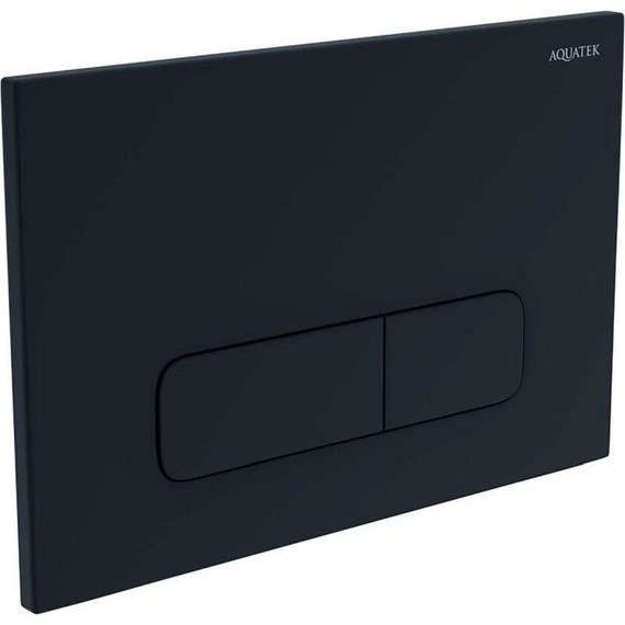 Кнопка смыва Aquatek PNS-0000010, чёрный матовый - фото 2