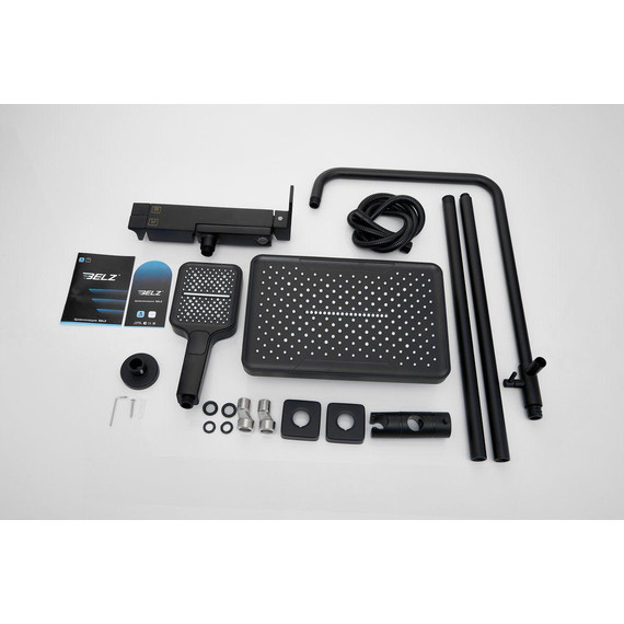 Душевая стойка Belz B24658-7, чёрный матовый - фото 47