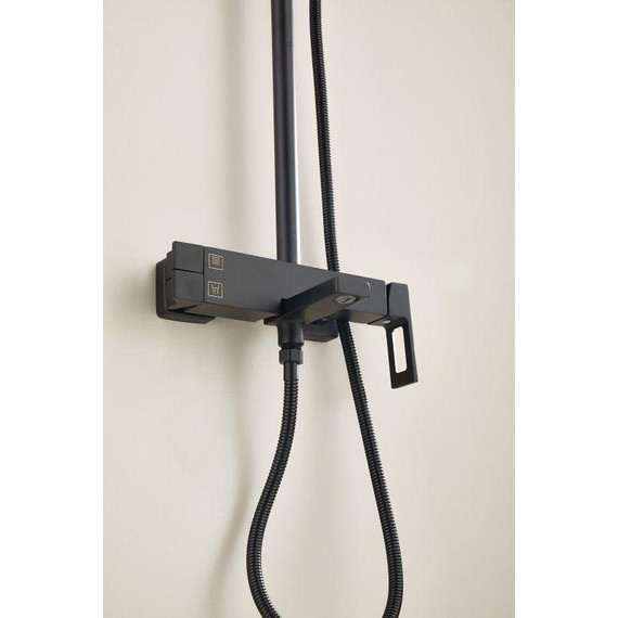 Душевая стойка Belz B24658-7, чёрный матовый - фото 16