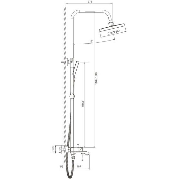 Душевая стойка Belz B24507 - фото 64