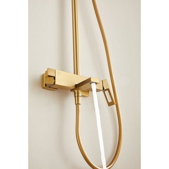 Душевая стойка Belz B24658-5, золото матовое - фото 24