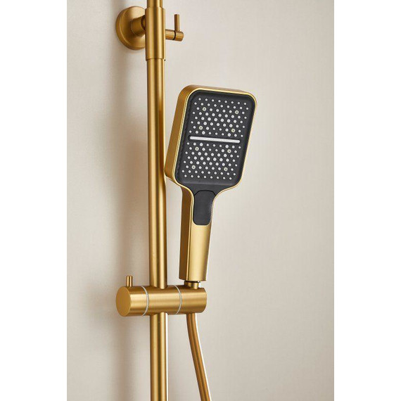 Душевая стойка Belz B24658-5, золото матовое - фото 56