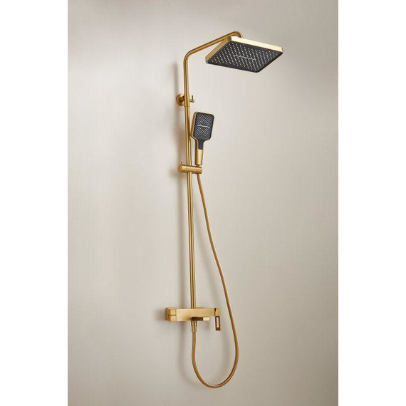 Душевая стойка Belz B24658-5, золото матовое - фото 6