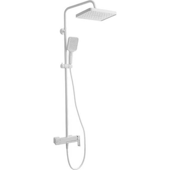 Душевая стойка Belz B24658-8, белый матовый - фото 