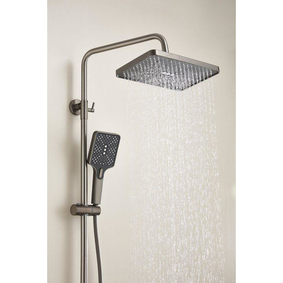 Душевая стойка Belz B24715-3, оружейная сталь - фото 13