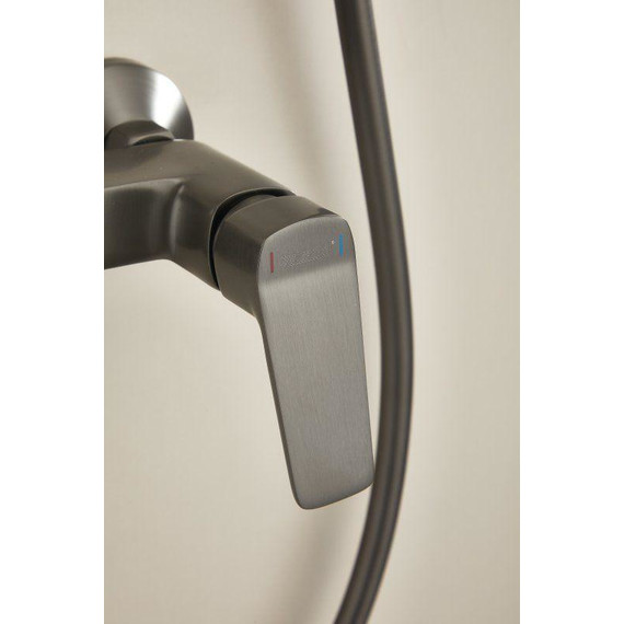 Душевая стойка Belz B24715-3, оружейная сталь - фото 19