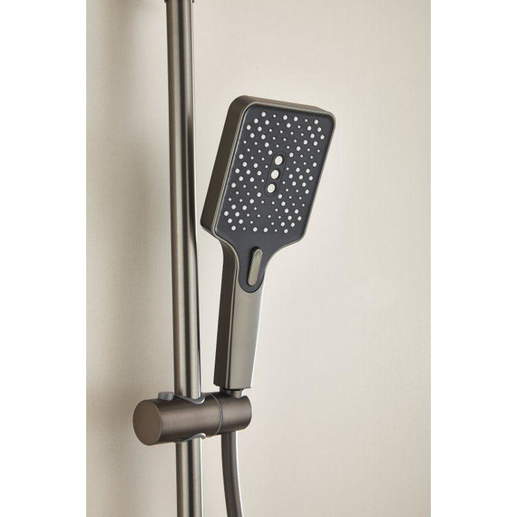 Душевая стойка Belz B24715-3, оружейная сталь - фото 20