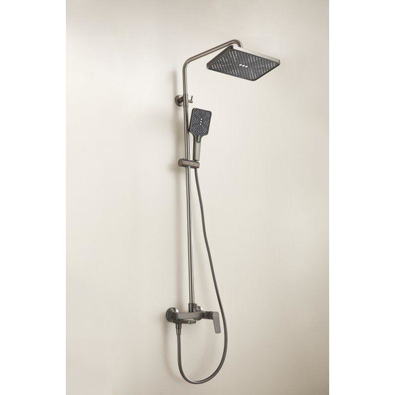 Душевая стойка Belz B24715-3, оружейная сталь - фото 4