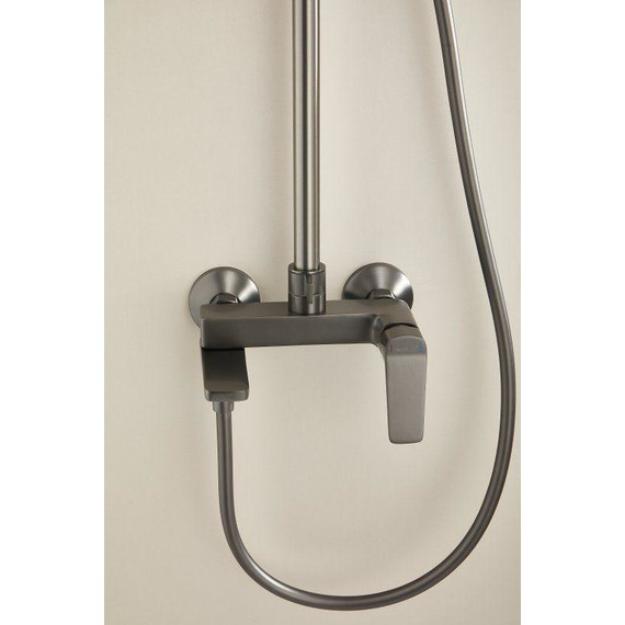 Душевая стойка Belz B24715-3, оружейная сталь - фото 25