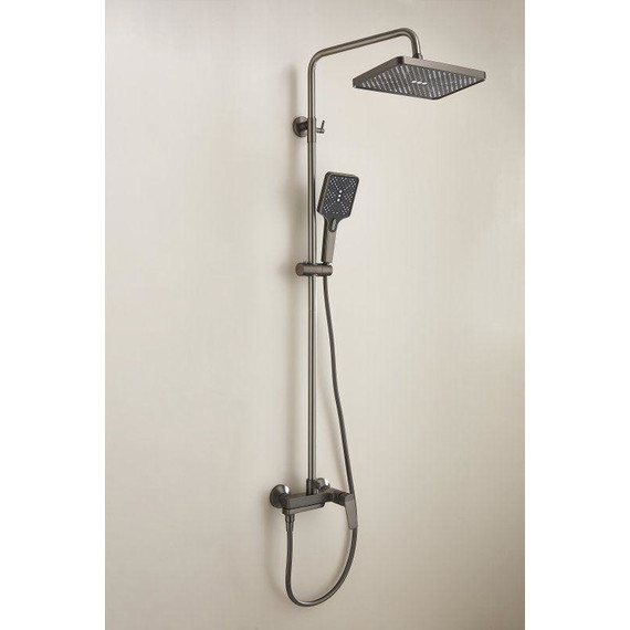 Душевая стойка Belz B24715-3, оружейная сталь - фото 7