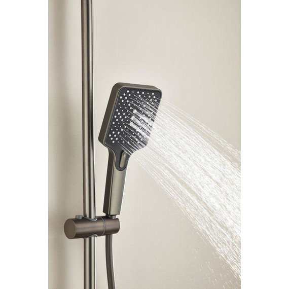 Душевая стойка Belz B24715-3, оружейная сталь - фото 28