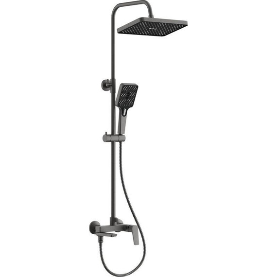 Душевая стойка Belz B24715-3, оружейная сталь - фото 