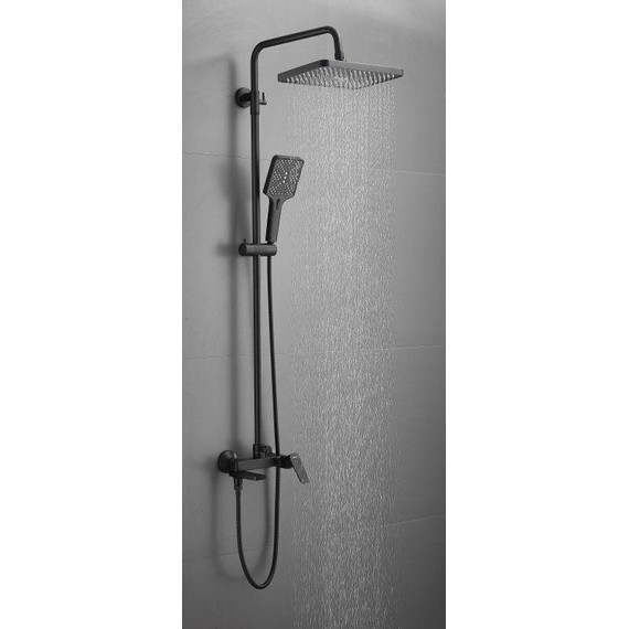 Душевая стойка Belz B24715-7, чёрный матовый - фото 5