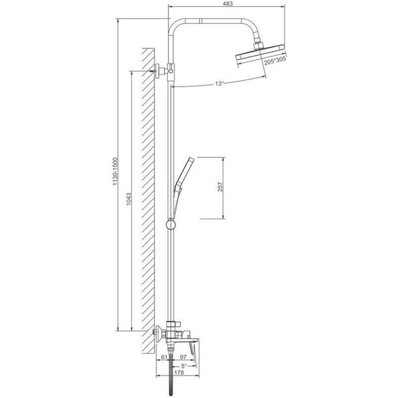 Душевая стойка Belz B24715 - фото 52