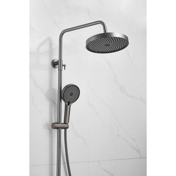 Душевая стойка Belz B24812-3, оружейная сталь - фото 6