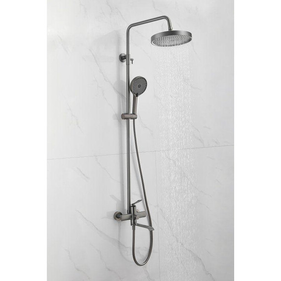 Душевая стойка Belz B24812-3, оружейная сталь - фото 35