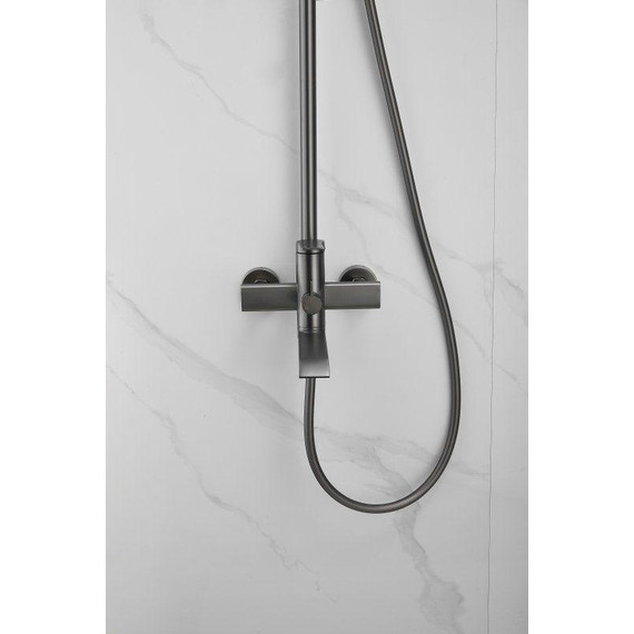 Душевая стойка Belz B24812-3, оружейная сталь - фото 38