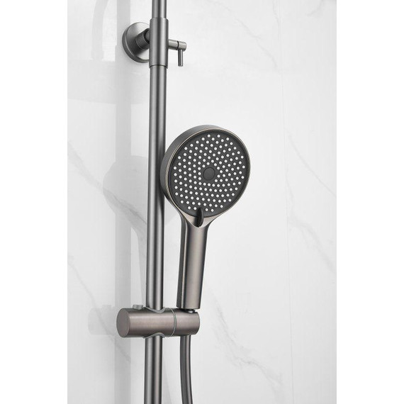 Душевая стойка Belz B24812-3, оружейная сталь - фото 8