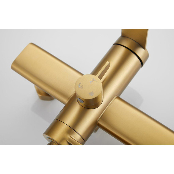 Душевая стойка Belz B24812-5, золото брашированное - фото 12