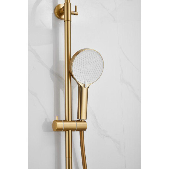 Душевая стойка Belz B24812-5, золото брашированное - фото 44