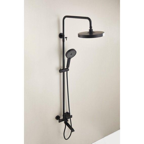 Душевая стойка Belz B24812-7, чёрный матовый - фото 14