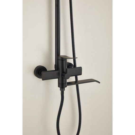 Душевая стойка Belz B24812-7, чёрный матовый - фото 13