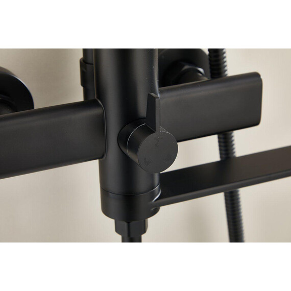 Душевая стойка Belz B24812-7, чёрный матовый - фото 33