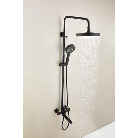 Душевая стойка Belz B24812-7, чёрный матовый - фото 3