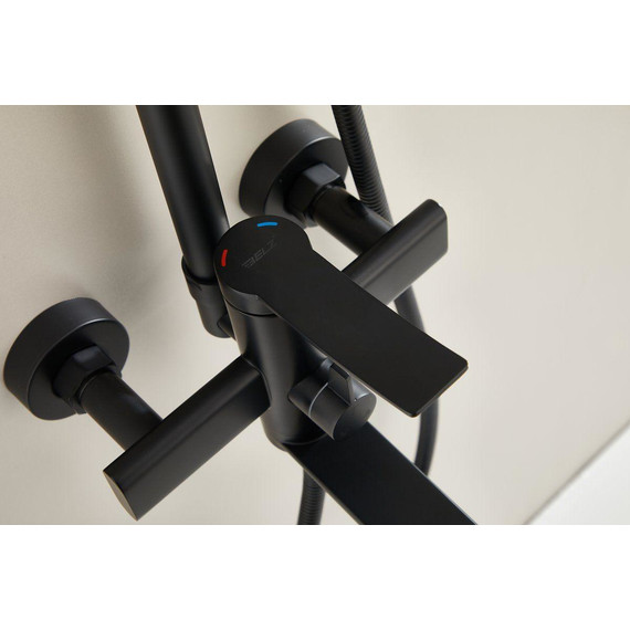 Душевая стойка Belz B24812-7, чёрный матовый - фото 4