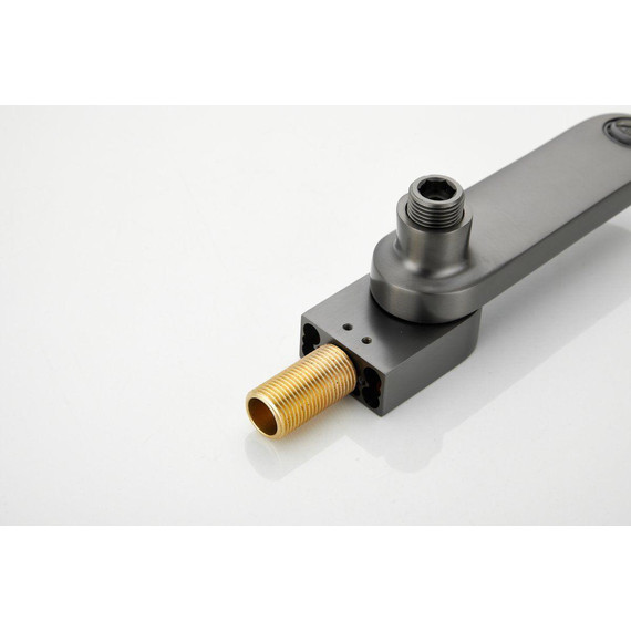 Душевая система для ванны Belz B80713-3, оружейная сталь - фото 11