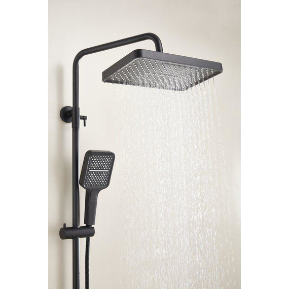 Душевая стойка Belz B24658-7, чёрный матовый - фото 30