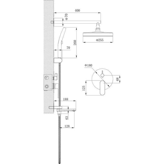 Душевая система для ванны Belz B80713 - фото 2