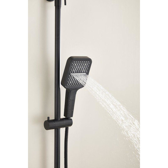 Душевая стойка Belz B24658-7, чёрный матовый - фото 26