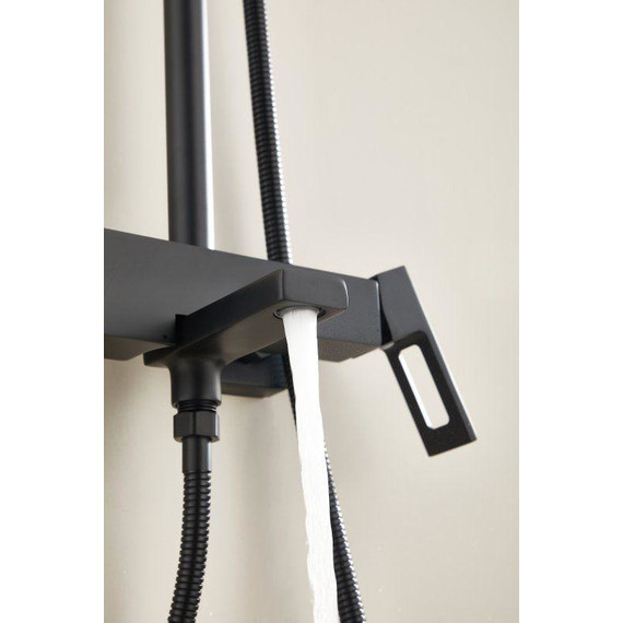 Душевая стойка Belz B24658-7, чёрный матовый - фото 36